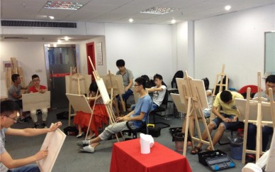 上海学美术培训哪个好,专业美术讲师 风趣生动授课